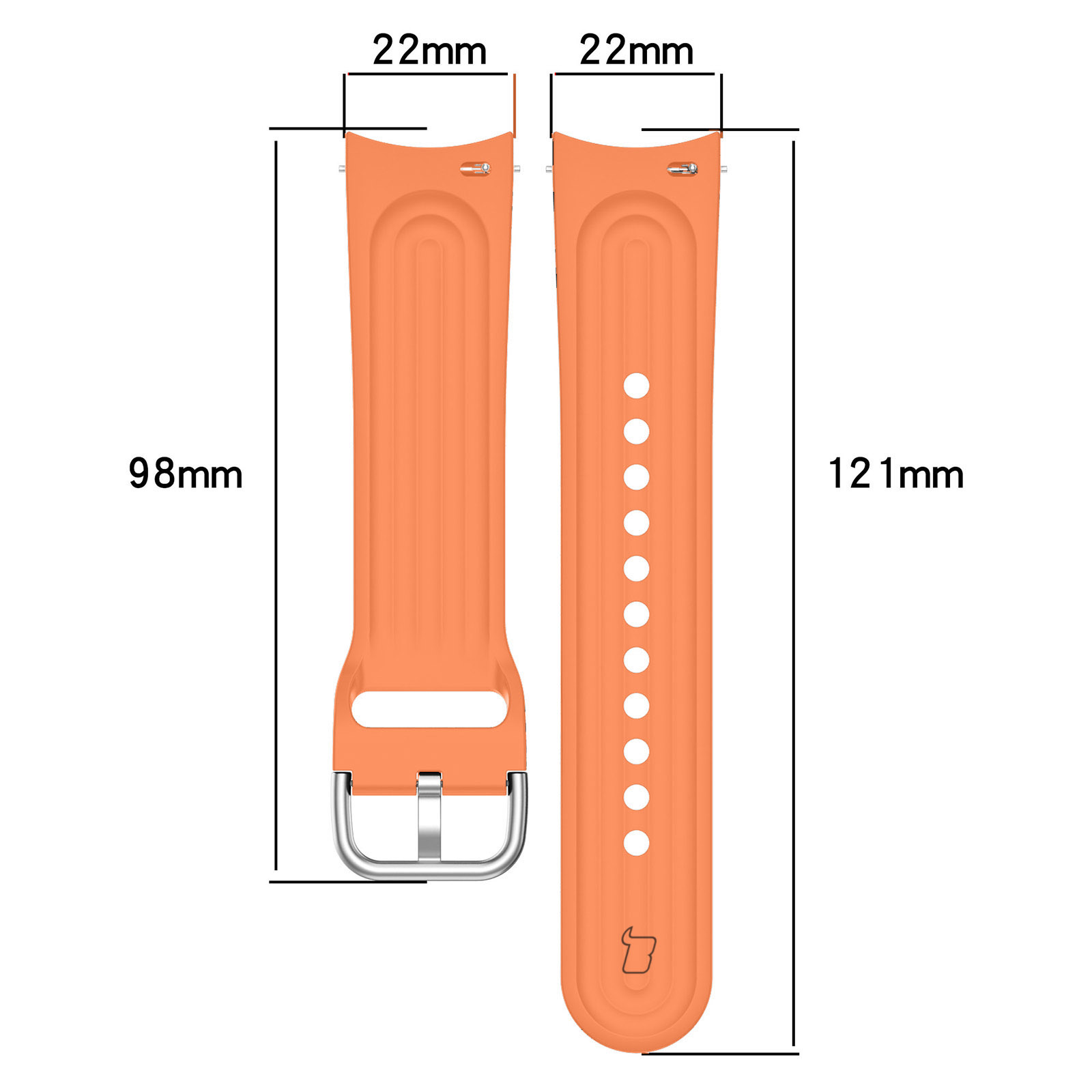 Silikonowy pasek Bizon Strap Watch Silicone Pro